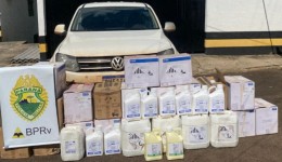 Polícia Rodoviária Estadual apreende carga de agrotóxicos falsificados em Enéas Marques