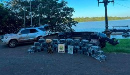 Mais de 800 kg de maconha são apreendidos no Paraná