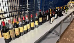 Receita Federal apreende cerca de 45 garrafas de vinhos estrangeiros avaliadas em R$ 500 mil