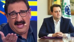 Apresentador Ratinho vira 'cabo eleitoral' de Ratinho Junior à Presidência
