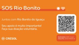 Cresol mobiliza apoio à comunidade de Rio Bonito do Iguaçu