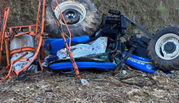 Agricultor é encontrado em óbito embaixo de trator
