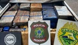 Operação Policial encontra caminhonete carregada com 1,1 tonelada de droga avaliada em R$ 2,3 milhões