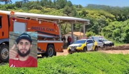Jovem de 24 anos morre após cair com trator em fossa em Carambeí 