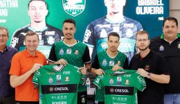 Marreco Futsal anuncia Gabriel Augusto e Jonatha Silva como reforços para a sequência da temporada