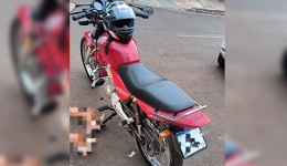 Motocicleta furtada em Campo Erê é recuperada pela Polícia Militar