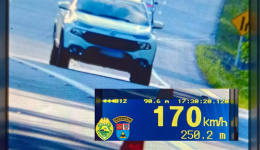 Veículo é flagrado a 170 km/h na PRC-280 entre Mariópolis e Pato Branco