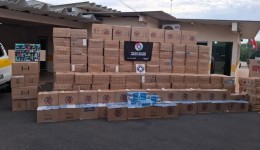 Carga de cigarros avaliada em R$ 1,2 milhão é apreendida em Abelardo Luz