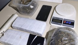 Polícia Militar prende homem com mais de 1,5 kg de maconha