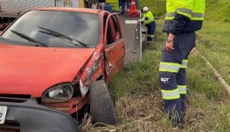 Acidente na PR-180 deixa quatro feridos e motorista embriagado é detido