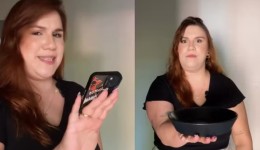 Condição rara impede artista de virar as mãos e improviso chama atenção nas redes