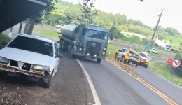 Homem com mandado de prisão é preso e veículo furtado é recuperado na PR-281