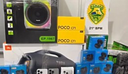 Veículo carregado com mercadorias ilegais do Paraguai é apreendido