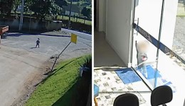 Criança de 1 ano e 6 meses foge de creche, atravessa rua sozinha e vai até o trabalho da mãe em SC