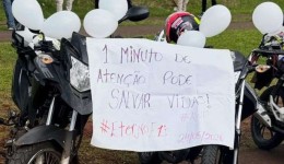 Motociata em memória de Eliezer reúne participantes e recebe escolta do GOTRAN