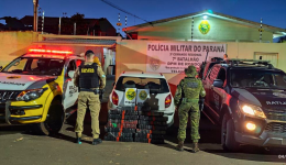 Veículo com 163 kg de maconha é apreendido após perseguição na PR-082