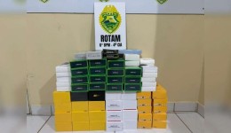 Rotam apreende eletrônicos sem nota com passageira de ônibus