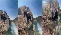 Homem morre após cair de cerca de 150 metros durante trilha na Pedra do Macaco, no RJ