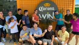 Pacientes do Caps II vivem uma manhã de esporte e inclusão, com beach tênis e alegria