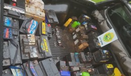 Homem é preso com 109 baterias de origem argentina