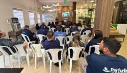 Polícia Militar promove palestra sobre segurança no trânsito em empresa