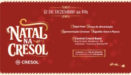 Natal na Cresol acontece dia 12 de dezembro