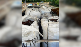 Polícia apreende caminhão com 14 toneladas de cobre em ação conjunta na fronteira