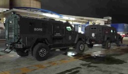 Chegada de blindados reforça estrutura das forças de segurança