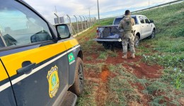 Perseguição termina com apreensão de quase 1 tonelada de maconha no Oeste do PR