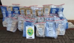 Polícia apreende meia tonelada de maconha após perseguição