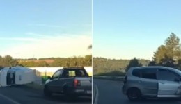 Colisão envolve dois veículos na rodovia BR-158