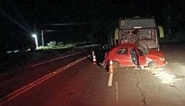 Jovem morre em acidente com ônibus em trevo da PR-466