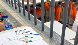 Penitenciária recebe oficinas de arte e prevenção à violência