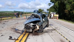 Mulher morre em colisão frontal em Clevelândia