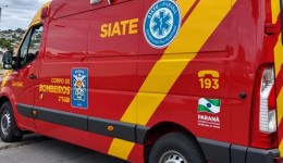 Menino de 11 anos fica ferido após colisão entre bicicleta e camionete