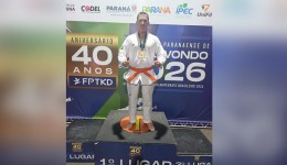Policial penal de Francisco Beltrão garante vaga em competição nacional de Taekwondo