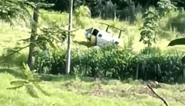 Helicóptero da Polícia Militar cai durante perseguição no Paraná