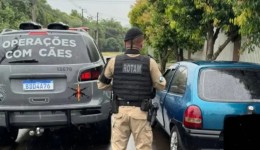 Carro furtado é encontrado abandonado em frente ao Lago das Torres 