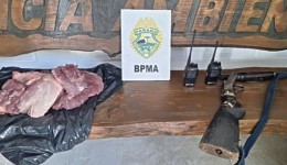 Polícia Ambiental flagra dois homens praticando caça ilegal