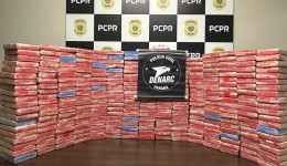 Polícia Civil apreende mais de 328 kg de cocaína na PR-280 