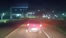 PRF flagra motorista embriagado, sem CNH e dirigindo em zigue-zague na BR-282