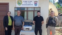 Polícia Militar recebe equipamentos de informática