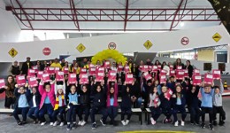 Escolas recebem material educativo sobre trânsito no Maio Amarelo