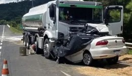 Ex-marido mata mulher, atira na filha e morre em acidente durante fuga na BR-153