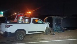 Colisão transversal na PR-475 deixa um homem ferido em Francisco Beltrão