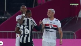 Botafogo e São Paulo ficam no empate em bom jogo no Nilton Santos