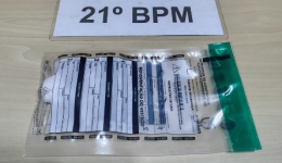 Homem é preso com cocaína durante abordagem da Polícia Militar