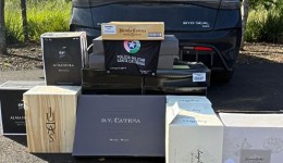 Veículo com 110 garrafas de vinho argentino é apreendido por descaminho na SC-161