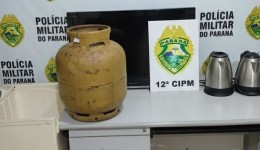 PM prende dois homens por receptação e recupera produtos furtados