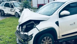 Colisão entre Fiat Palio e Strada deixa dois motoristas feridos na PR-566